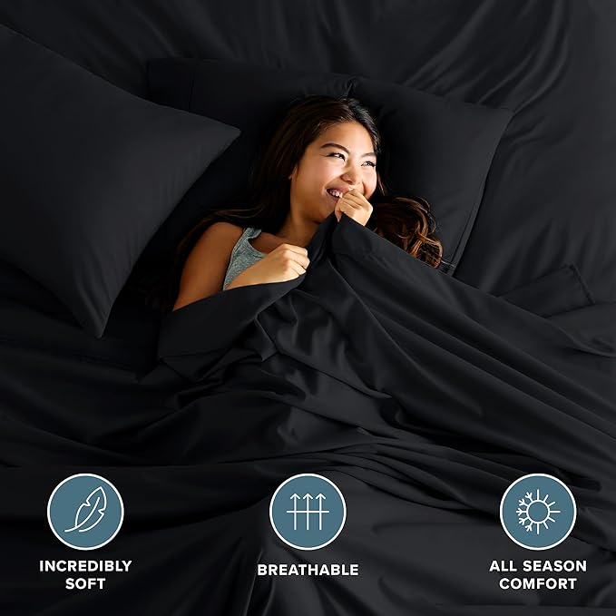 Bare Home King Flat Sheet - Image 3