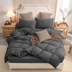 PURE ERA Jersey Knit Duvet Cover Set 100% T-Shirt Cotton Super Soft Comfy 3pc - Image 7