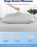 Avolare Cooling Pillow Cases Queen Size Set of 2, Arc-Chill 3.0 Cool Pillowcases - Image 6