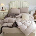 PURE ERA Jersey Knit Duvet Cover Set 100% T-Shirt Cotton Super Soft Comfy 3pc - Image 6