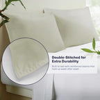 Kickoff Viscose Bamboo Pillowcase, 100% Organic Hidden Zippered Viscose Bamboo - Image 3