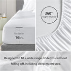 CozyLux Satin Sheets Full Size Sheets - Image 4