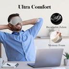 Fygrip 3D Eye Mask Sleep Mask for Men & Women, 100% Pressure-Free & Light - Image 4