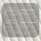 EVERGRACE Velvet Quilt Set Queen Size, Luxurious Soft Striped Channel Bedding - Image 7
