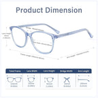 Madison Avenue Blue Light Blocking Glasses Anti Eyestrain UV Glare Blue Light - Image 5