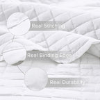 Comfort Spaces Kienna Quilt Set- Double Sided Stitching Design Summer Blanket - Image 4