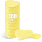 100-Count Compressed Facial Sponges by Mainlyrunmakeupsuppliers