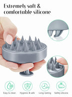 HEETA Scalp Massager Hair Growth, Soft Silicone Scalp Scrubber Shampoo Brush - Image 3