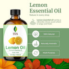 SVA Lemon Essential Oil – 4 Fl Oz – 100% Natural Lemon Oil - Image 2