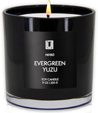 Lulu Candles | Evergreen Yuzu | Luxury Scented Soy Jar Candle | Hand Poured in - Image 2