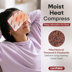 Lavender Eye Pillow for Yoga, Microwavable Moist Heat Eye Compress Mask Pillow - Image 2