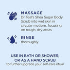 Dr Teal's Shea Sugar Body Scrub, Daytime/Nighttime - Image 5