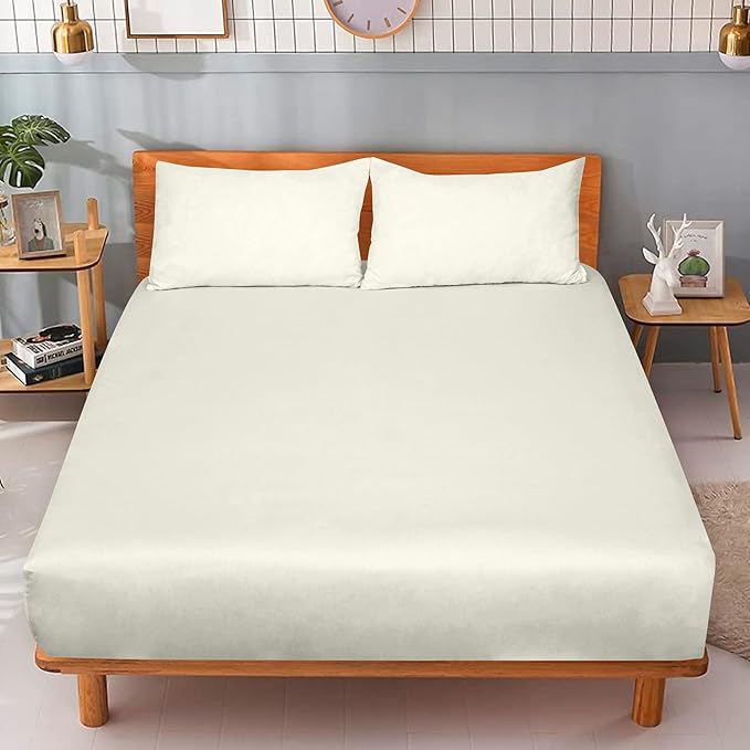 Royale Linens 300 Thread Count 100% Long Staple Combed Cotton Fitted Sheet - Image 9