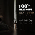 100% Boho Blackout Curtains 96 Inches Long - Image 3