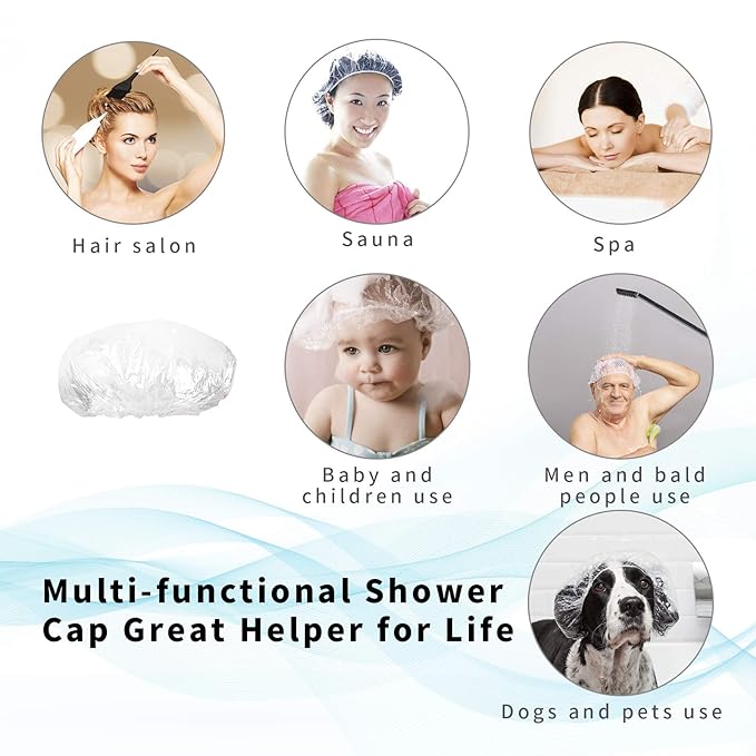 Disposable Shower Caps 100 Pcs - Image 4