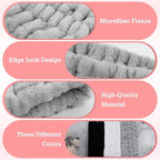 3PCS Spa Headband for Women – Soft Terry Cloth Hairband for Facial Makeup - Image 4