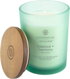 Chesapeake Bay Balance + Harmony Scented Candles Water Lily Pear Fragrance - Image 2