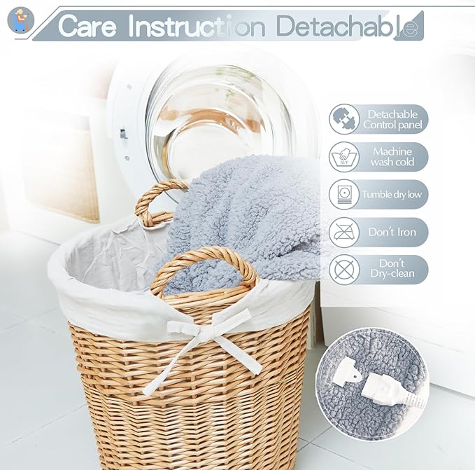 SNUGSUN Heated Twin Blanket Double Sided Sherpa, Soft Heating Electric Blanket - Image 4