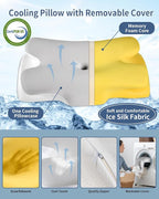 Cervical Neck Pillow for Pain Relief -Ergonomic Side Sleeper Pillow for Sleeping - Image 4