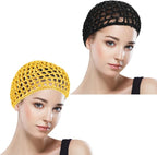 WLLHYF Wig Cap Thick Long Hair Caps Adjustable Net Mesh Braided Weaving Making - Image 3