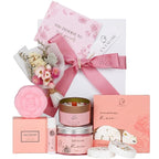 EXTALOW Spa Gifts for Women Bath and Body Gift Baskets Mothers Day Gift Rose by EXTALOW