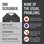 Sud Scrub® Antimicrobial Silicone Body Scrubber, Exfoliating Body Brush - Image 4