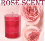 Scented Pillar Candles Long-Lasting Burning No Drip Candles Red 3x4 inch - Image 2