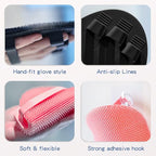 Manmihealth Silicone Back Scrubber & Soft Bath Glove Set 4 PCS, - Image 6