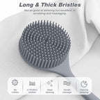 Manmihealth Silicone Back Scrubber & Soft Bath Glove Set, Super-Exfoliating - Image 3