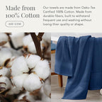 NY Loft 100% Cotton 2 Pack Bath Sheet Towel Set | Super Soft & Absorbent - Image 4