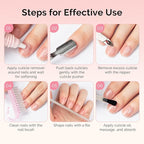 MelodySusie Cuticle Remover Kit, 60g Cuticle Remover Cream 15ML Cuticle Oil - Image 7