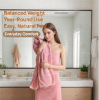Bath Towels 2 Pack, 30 x 60 Inches, Large 100% Cotton Towels, Comfortable - Image 3