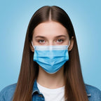 500 Pcs Blue Disposable Face Masks, 3 Ply Face Masks Disposable - Image 6