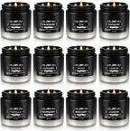 YOROXRG Scented Candles Gifts Set 12 Pack Soy Wax Travel Tin Jar Candles by YOROXRG