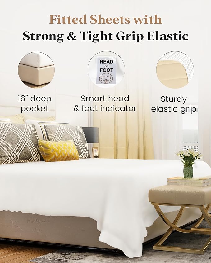 Good Sleep Bedding Queen Fitted Sheet - Image 3