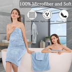 8 Piece Bath Towel Set-2 Oversized Bath Sheets, 2 Hand Towels, 4 - Image 4
