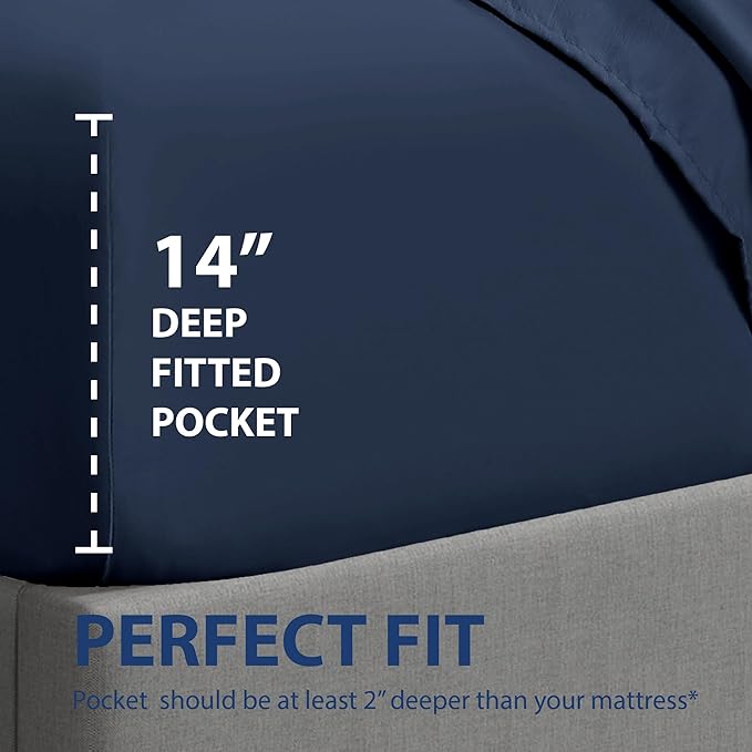 Cathay Home Twin Fitted Sheet - Image 3