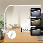 Desk Lamp with Clamp, Long Flexible Arm Clip on Lamp by Unknown