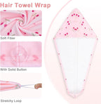 Unicorn Castle Microfiber Hair Towel - Image 3