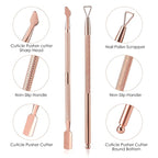 Cuticle Trimmer with Cuticle Pusher and Cutter, YINYIN Cuticle Remover Cutter - Image 3