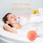Bath Bombs Salt Balls, Turmeric Lemon Vitamin C Lemon Extract Essential Oils - Image 6