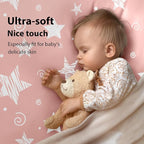 Baby Crib Sheets Girl, 3 Pack Toddler Bed Sheets Fit - Image 2