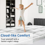 Mattress Topper King Size, Cooling Thick Breathable Viscose Made from Bamboo - Image 4
