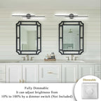 EDISLIVE Dimmable Modern LED Vanity Light Fixtures Bathroom Vanity Wall Lighting - Image 3
