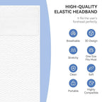 100 Count Disposable Headbands for Spa Headband for Washing Face Individually - Image 8