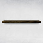 URBANDI, Rustic Floating Shelves, Hidden Bracket, Solid Wood, Heavy Duty - Image 6