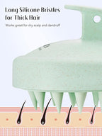 HEETA Scalp Massager Hair Growth, Soft Silicone Scalp Scrubber Shampoo Brush - Image 6