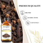 EUQEE Clove Essential Oil Large Capacity Premium Clove Bud Oil - - Image 3