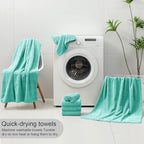 Ycosy 4 Pack Extra Large Microfiber Bath Towels Set, 35x70 inches, Less Lint - Image 8