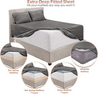 Hearth & Harbor Extra Deep Pocket Queen Sheets Sets - Image 6